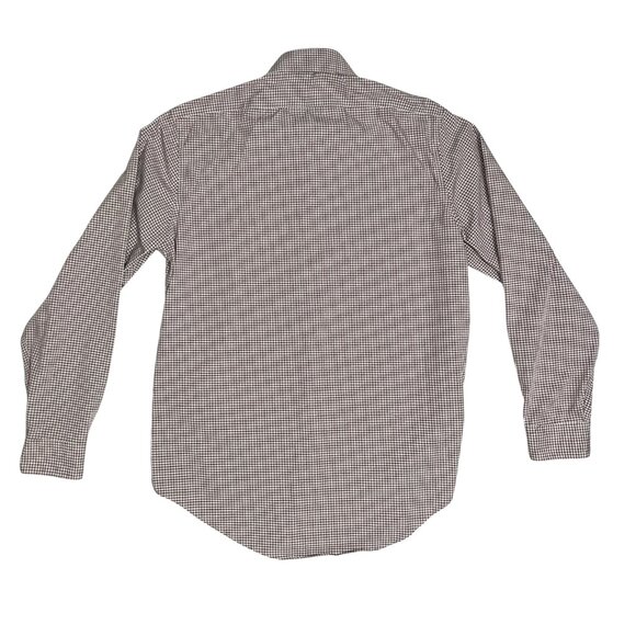 Calvin Klein Men's Button Down Shirt Sz M,15.5 32/33 Burgundy Checkered Non Iron - Picture 10 of 10